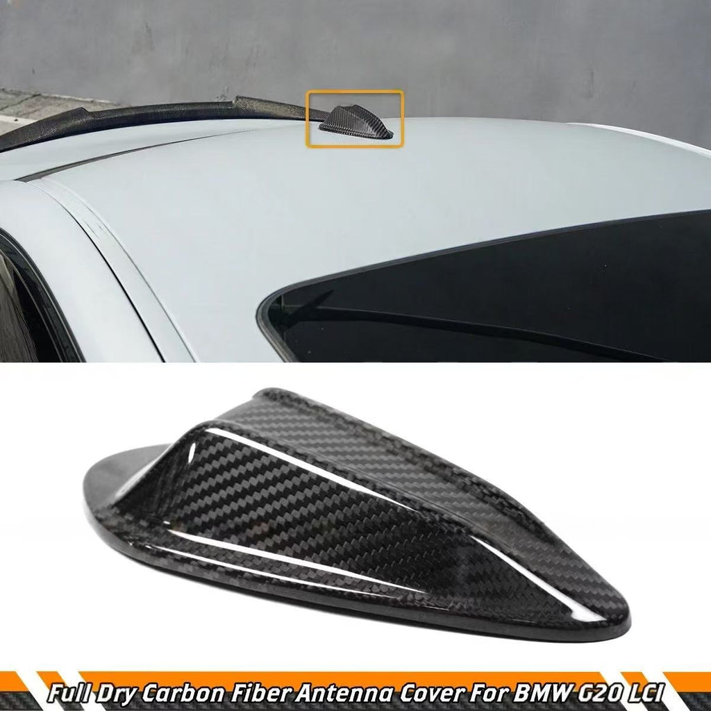 BRAND NEW 2023-2025 BMW G20 G80 G42 G87 G82 M3 M4 M2 REAL CARBON FIBER SHARK FIN ANTENNA COVER CAP