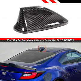 BRAND NEW 2022-2025 SUBARU BRZ TOYOTA GR86 REAL CARBON FIBER SHARK FIN ANTENNA COVER CAP