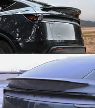 Load image into Gallery viewer, Brand New 2025-2026 Tesla Model Y Juniper Performance Style Real Carbon Fiber Trunk Spoiler Wing
