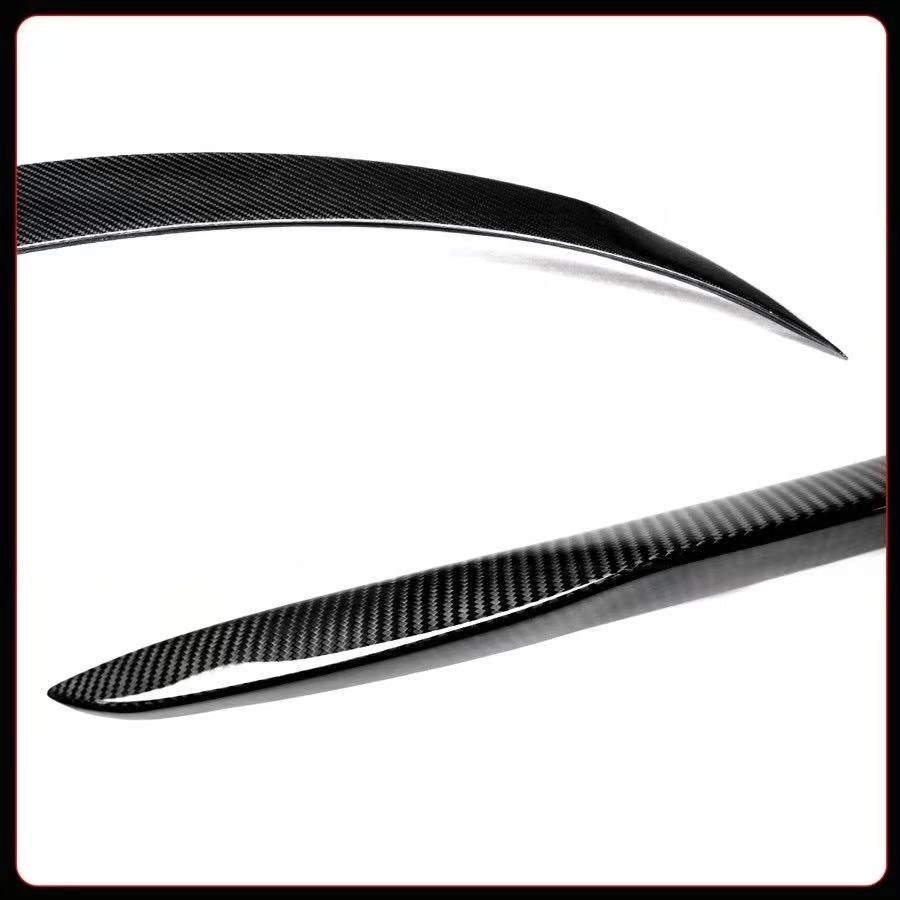 Brand New 2025-2026 Tesla Model Y Juniper Performance Style Real Carbon Fiber Trunk Spoiler Wing