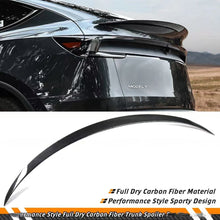 Load image into Gallery viewer, Brand New 2025-2026 Tesla Model Y Juniper Performance Style Real Carbon Fiber Trunk Spoiler Wing
