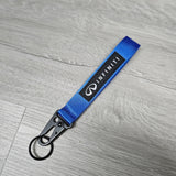 BRAND NEW INFINITI Blue Racing Keychain Metal key Ring Hook Strap Lanyard Universal