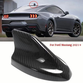 BRAND NEW 2024-2025 FORD MUSTANG REAL CARBON FIBER SHARK FIN ANTENNA COVER CAP