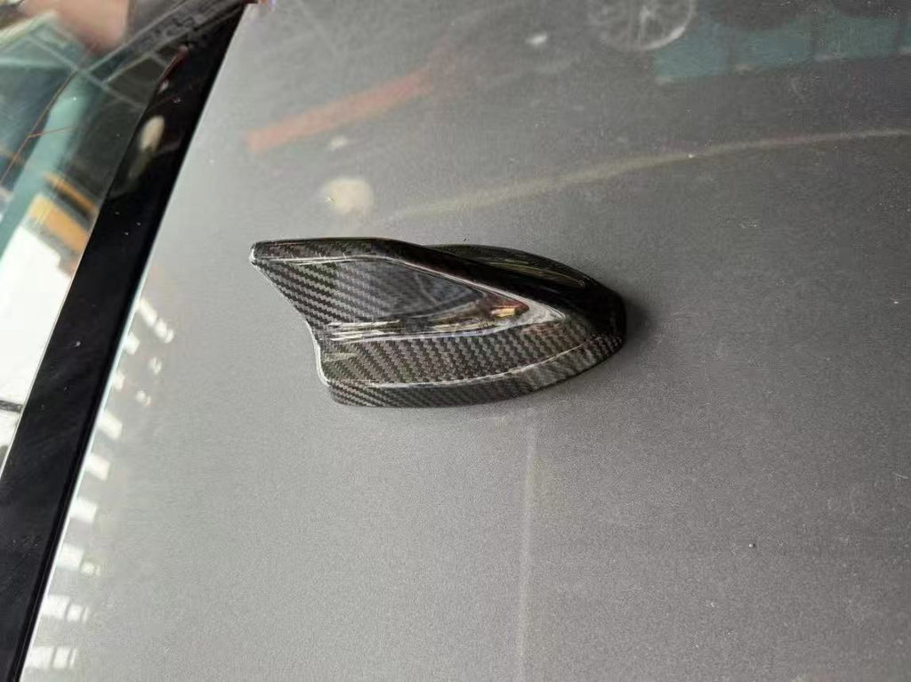BRAND NEW 2024-2025 FORD MUSTANG REAL CARBON FIBER SHARK FIN ANTENNA COVER CAP