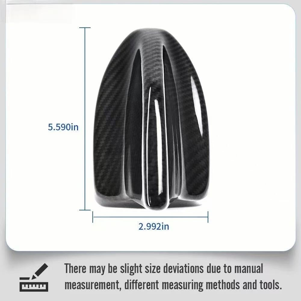 BRAND NEW 2024-2025 FORD MUSTANG REAL CARBON FIBER SHARK FIN ANTENNA COVER CAP