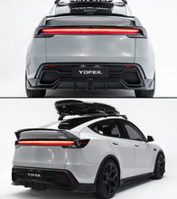Load image into Gallery viewer, BRAND NEW For 2025-2026 Tesla Model Y Juniper Yofer Gloss Black Rear Bumper Diffuser Kit