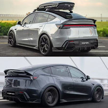 Load image into Gallery viewer, BRAND NEW 2025-2026 Tesla Model Y Juniper Yofer Matte Black Rear Bumper Diffuser Kit