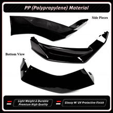 Load image into Gallery viewer, BRAND NEW 2025-2026 Tesla Model Y Juniper Gloss Black Front Bumper Lip Kit By Yofer