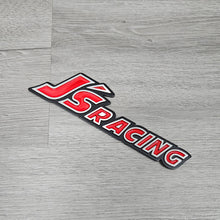 Load image into Gallery viewer, BRAND NEW 1PCS 3D Aluminum RED J'S RACING Car Front/Rear Badge Fender Body Emblem Decal Sticker
