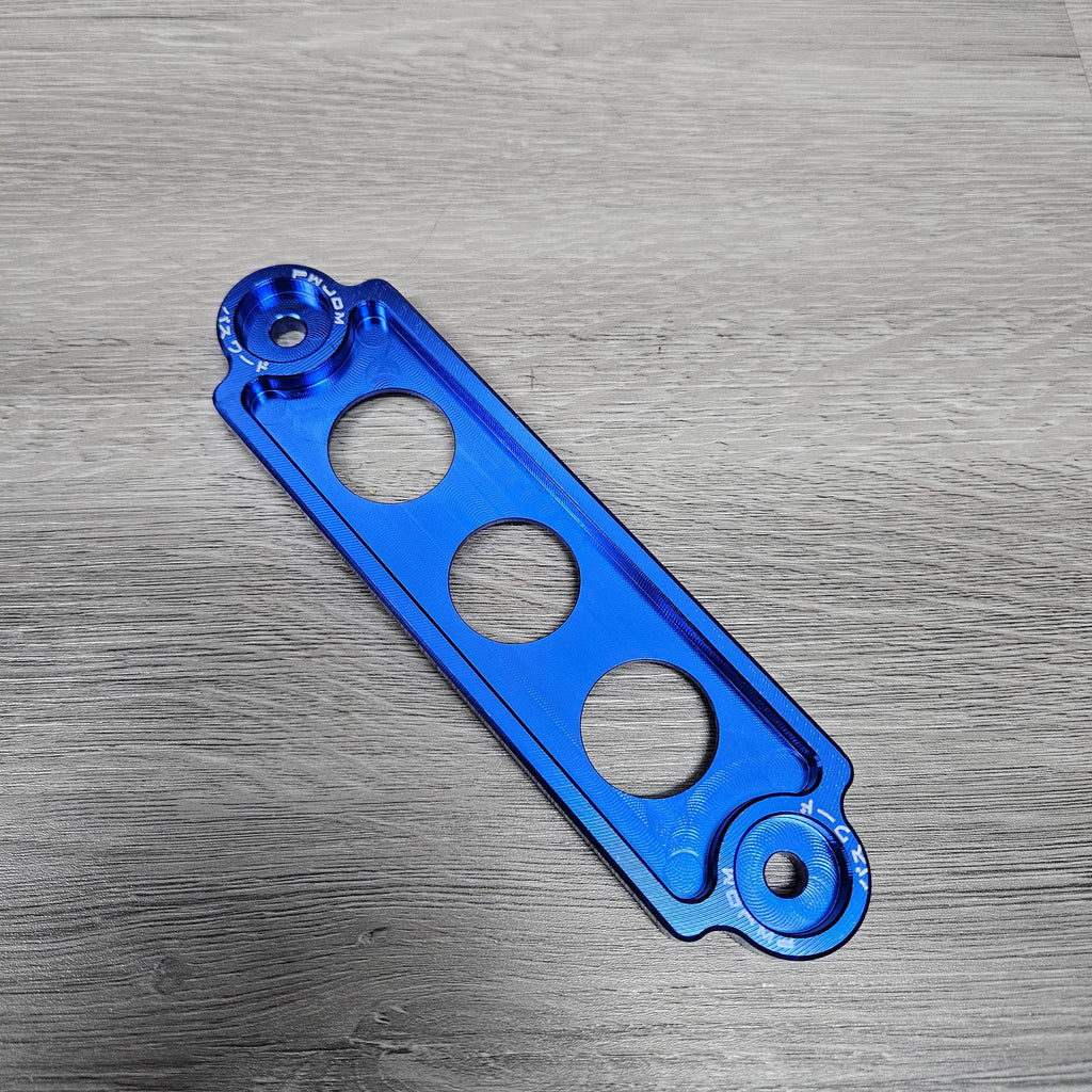 Brand New Password JDM Billet Blue Battery Tie down 1992-2000 Civic & 1994-2001 Integra