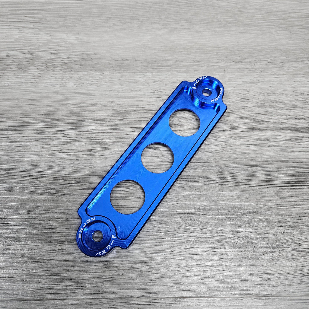 Brand New Password JDM Billet Blue Battery Tie down 1992-2000 Civic & 1994-2001 Integra