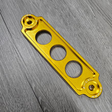 Load image into Gallery viewer, Brand New Password JDM Billet Gold Battery Tie down 1992-2000 Civic &amp; 1994-2001 Integra