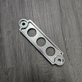 Brand New Password JDM Billet Silver Battery Tie down 1992-2000 Civic & 1994-2001 Integra - JK Racing Inc