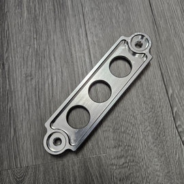 Brand New Password JDM Billet Silver Battery Tie down 1992-2000 Civic & 1994-2001 Integra - JK Racing Inc