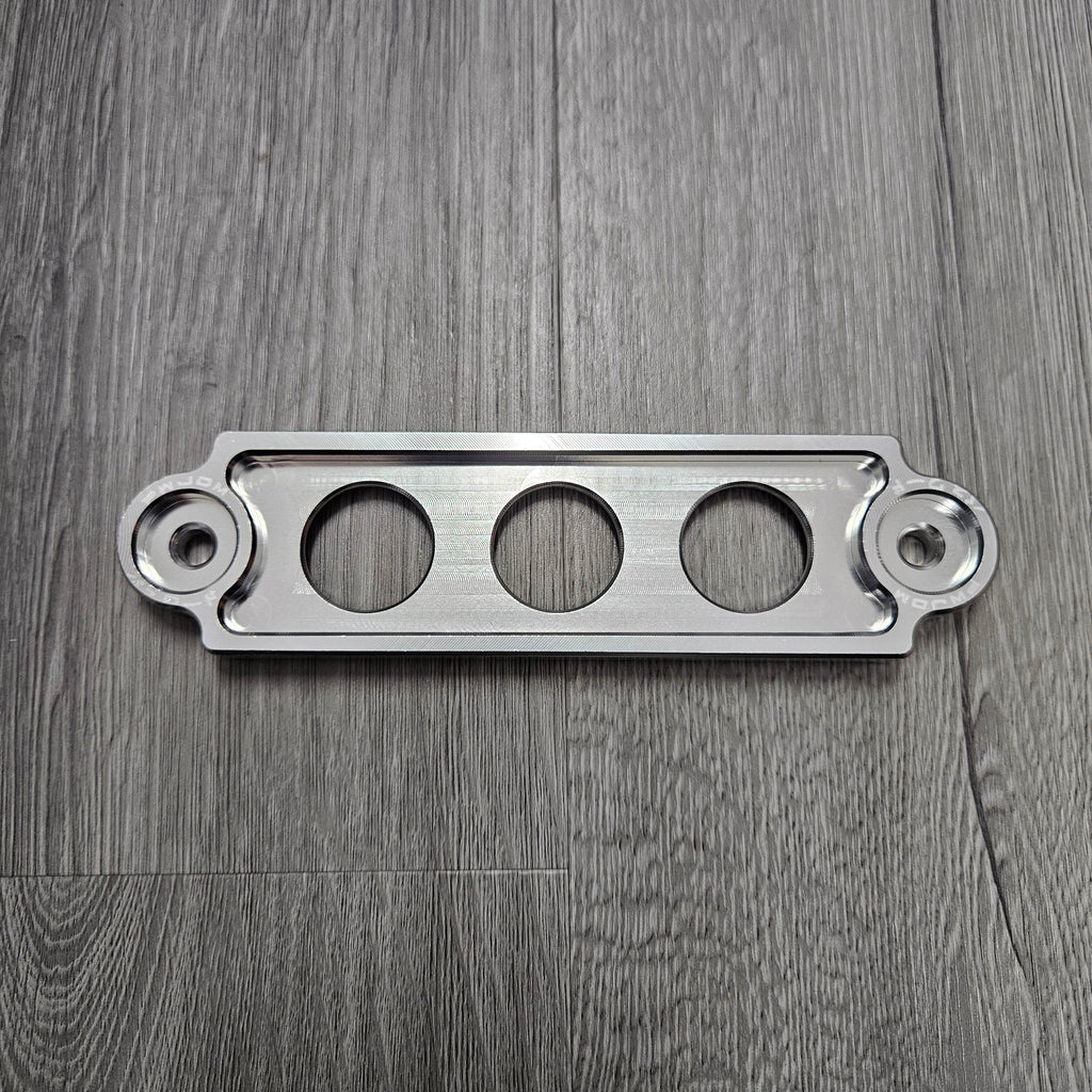 Brand New Password JDM Billet Silver Battery Tie down 1992-2000 Civic & 1994-2001 Integra - JK Racing Inc