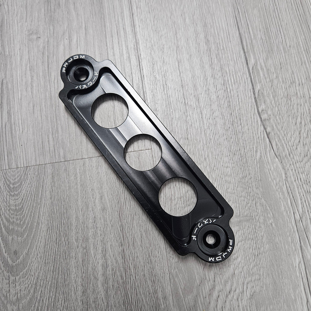 Brand New Password JDM Billet Black Battery Tie down 1992-2000 Civic & 1994-2001 Integra - JK Racing Inc