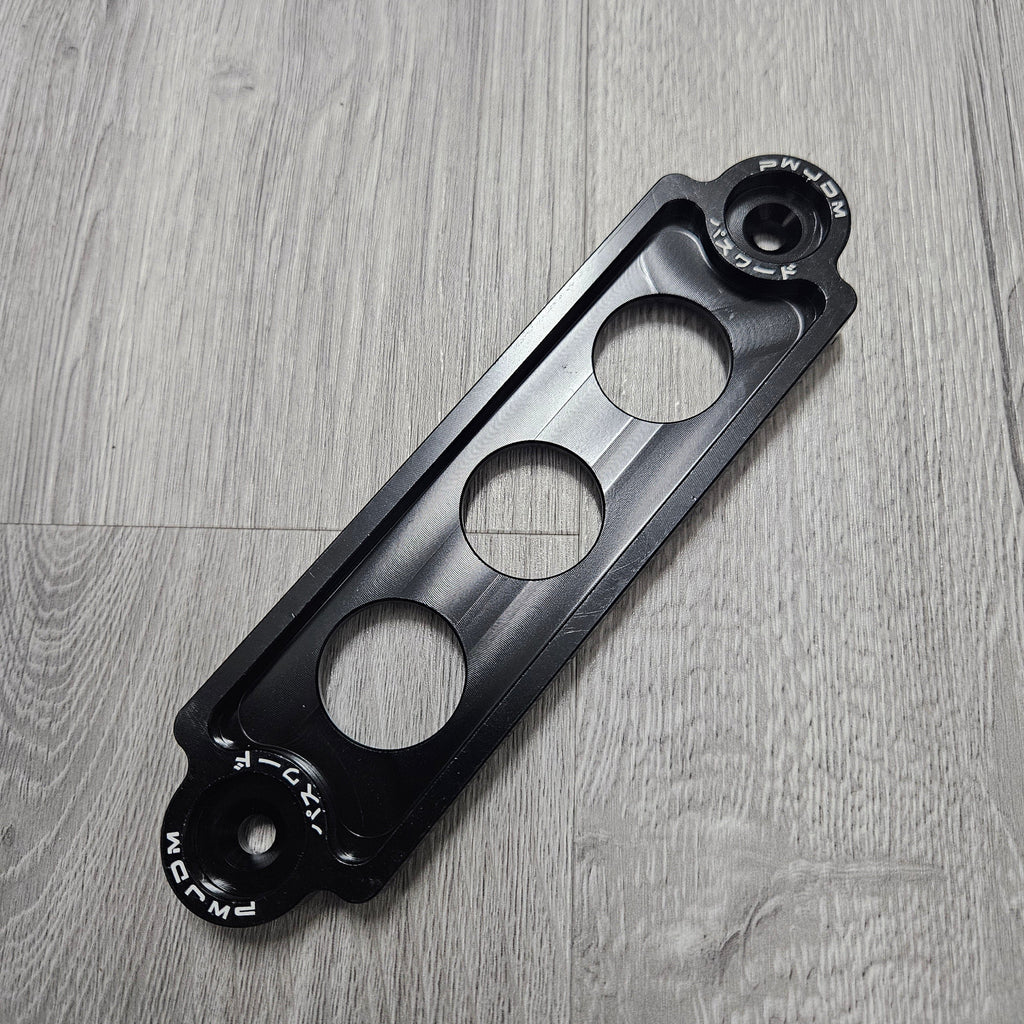 Brand New Password JDM Billet Black Battery Tie down 1992-2000 Civic & 1994-2001 Integra - JK Racing Inc