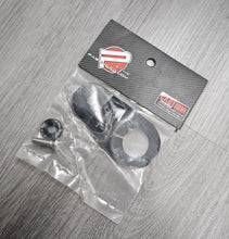 Load image into Gallery viewer, BRAND NEW PASSWORD JDM EK DC S2K BLACK CNC BILLET ALUMINUM RADIATOR STAY MOUNT BRACKET+WASHER KIT - JK Racing Inc