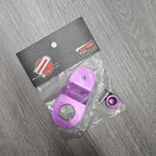 Load image into Gallery viewer, BRAND NEW PASSWORD JDM EK DC S2K PURPLE CNC BILLET ALUMINUM RADIATOR STAY MOUNT BRACKET+WASHER KIT (Copy) - JK Racing Inc