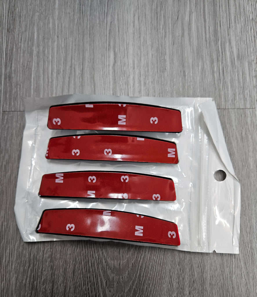 BRAND NEW UNIVERSAL 4PCS RALLIART CAR DOOR EDGE GUARD RUBBER ANTI-SCRATCH STRIP PROTECTOR - JK Racing Inc