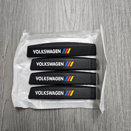 BRAND NEW UNIVERSAL 4PCS VOLKSWAGEN CAR DOOR EDGE GUARD RUBBER ANTI-SCRATCH STRIP PROTECTOR - JK Racing Inc