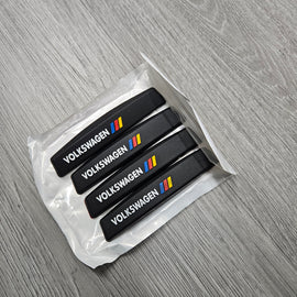 BRAND NEW UNIVERSAL 4PCS VOLKSWAGEN CAR DOOR EDGE GUARD RUBBER ANTI-SCRATCH STRIP PROTECTOR - JK Racing Inc