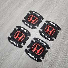 BRAND NEW UNIVERSAL 4PCS HONDA RUBBER ANTI-SCRATCH DOOR HANDLE BOWL PROTECTOR