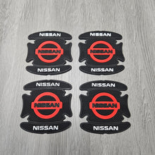 Load image into Gallery viewer, BRAND NEW UNIVERSAL 4PCS NISSAN RUBBER ANTI-SCRATCH DOOR HANDLE BOWL PROTECTOR