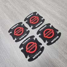 Load image into Gallery viewer, BRAND NEW UNIVERSAL 4PCS NISSAN RUBBER ANTI-SCRATCH DOOR HANDLE BOWL PROTECTOR