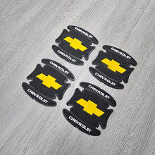 Load image into Gallery viewer, BRAND NEW UNIVERSAL 4PCS CHEVROLET RUBBER ANTI-SCRATCH DOOR HANDLE BOWL PROTECTOR