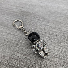 Load image into Gallery viewer, BRAND NEW ASIMO HONDA ROBOT CAR METAL KEYCHAIN KEY TAG RINGS JDM DRIFT CHROME