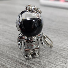 Load image into Gallery viewer, BRAND NEW ASIMO HONDA ROBOT CAR METAL KEYCHAIN KEY TAG RINGS JDM DRIFT CHROME