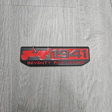 Load image into Gallery viewer, BRAND NEW 1PCS 3D Aluminum RED JEEP 1941 72 YEARS Car Front/Rear Badge Fender Body Emblem Decal Sticker