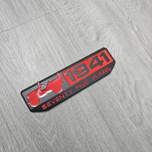 Load image into Gallery viewer, BRAND NEW 1PCS 3D Aluminum RED JEEP 1941 72 YEARS Car Front/Rear Badge Fender Body Emblem Decal Sticker