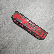 Load image into Gallery viewer, BRAND NEW 1PCS 3D Aluminum RED JEEP 1941 72 YEARS Car Front/Rear Badge Fender Body Emblem Decal Sticker
