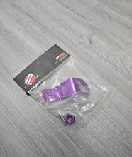 Load image into Gallery viewer, BRAND NEW PASSWORD JDM EG EH EJ CIVIC PURPLE CNC BILLET ALUMINUM RADIATOR STAY MOUNT BRACKET+WASHER KIT