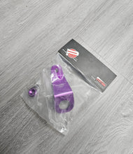 Load image into Gallery viewer, BRAND NEW PASSWORD JDM EG EH EJ CIVIC PURPLE CNC BILLET ALUMINUM RADIATOR STAY MOUNT BRACKET+WASHER KIT