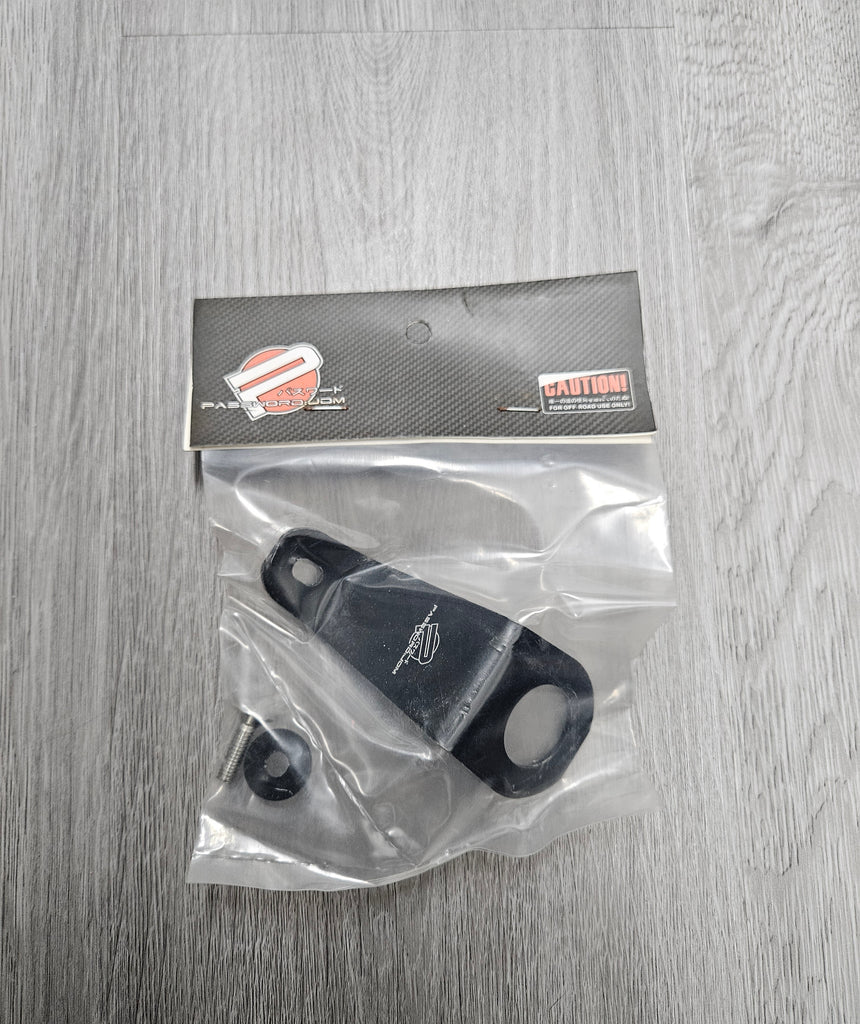 BRAND NEW PASSWORD JDM EG EH EJ CIVIC BLACK CNC BILLET ALUMINUM RADIATOR STAY MOUNT BRACKET+WASHER KIT