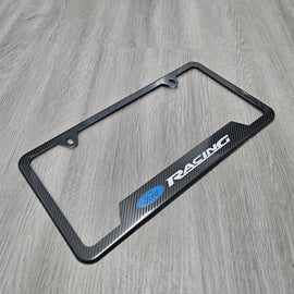 Brand New Universal 1PCS Ford Racing Metal Carbon Fiber Style License Plate Frame