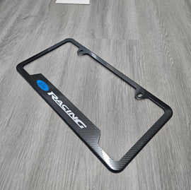 Brand New Universal 1PCS Ford Racing Metal Carbon Fiber Style License Plate Frame
