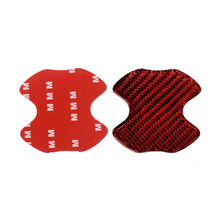 Load image into Gallery viewer, BRAND NEW UNIVERSAL 2PCS REAL CARBON FIBER RED ANTI-SCRATCH DOOR HANDLE PROTECTOR