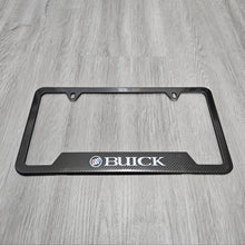 Load image into Gallery viewer, Brand New Universal 1PCS Buick Metal Carbon Fiber Style License Plate Frame