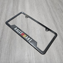 Load image into Gallery viewer, Brand New Universal 1PCS Ralliart Metal Carbon Fiber Style License Plate Frame