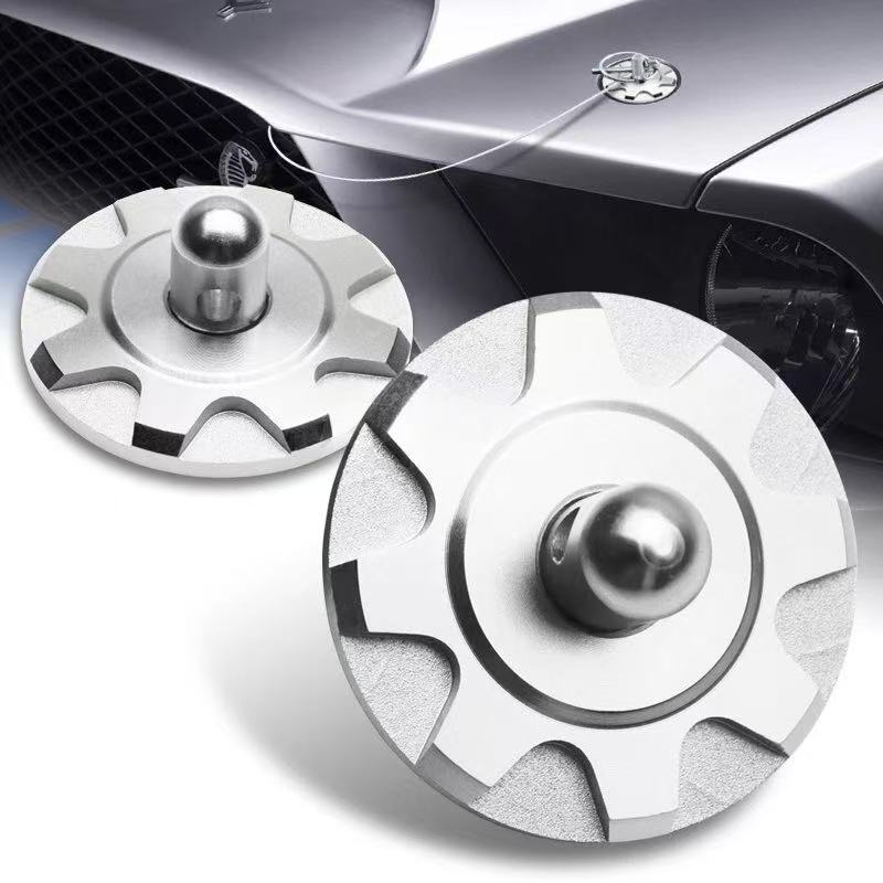 Brand New Universal Aluminum JDM Hardware Bonnet Racing Hood Pin Lock Appearance Silver