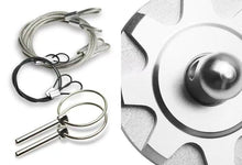 Load image into Gallery viewer, Brand New Universal Aluminum JDM Hardware Bonnet Racing Hood Pin Lock Appearance Silver