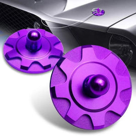 Brand New Universal Aluminum JDM Hardware Bonnet Racing Hood Pin Lock Appearance Purple