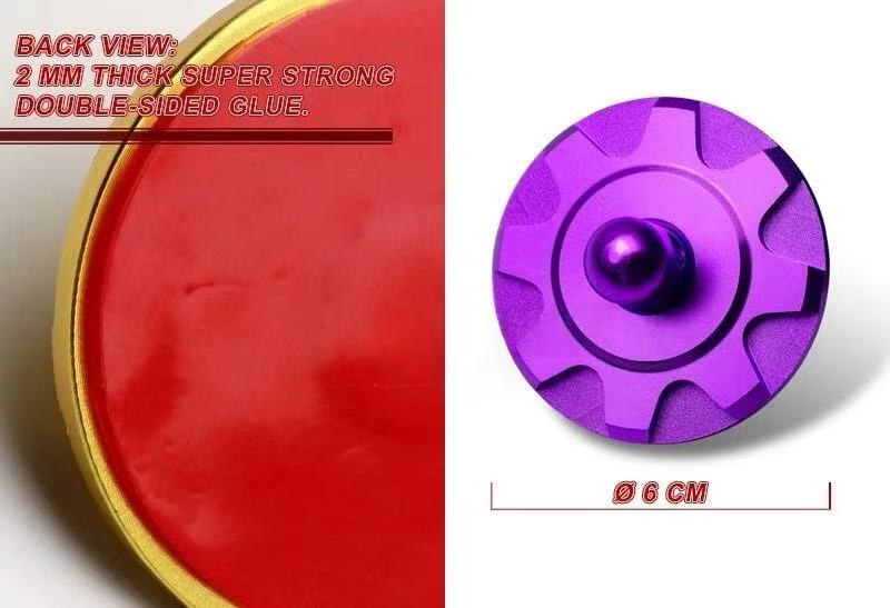 Brand New Universal Aluminum JDM Hardware Bonnet Racing Hood Pin Lock Appearance Purple