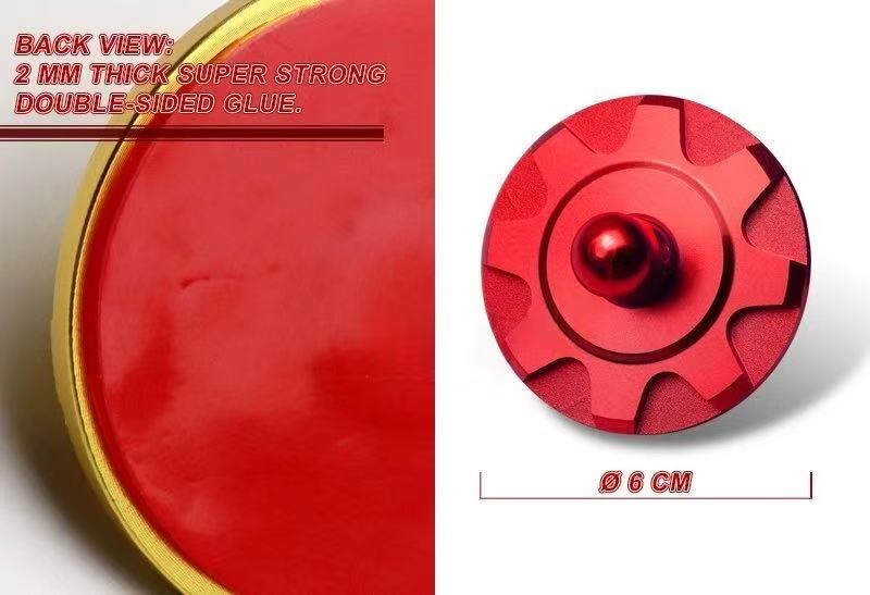 Brand New Universal Aluminum JDM Hardware Bonnet Racing Hood Pin Lock Appearance Red