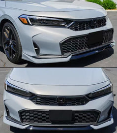 BRAND NEW 3PCS 2025-2026 Honda Civic 11th Gen Yofer Urban Gray Pearl 2-Tone Bumper Lip Splitter Kit