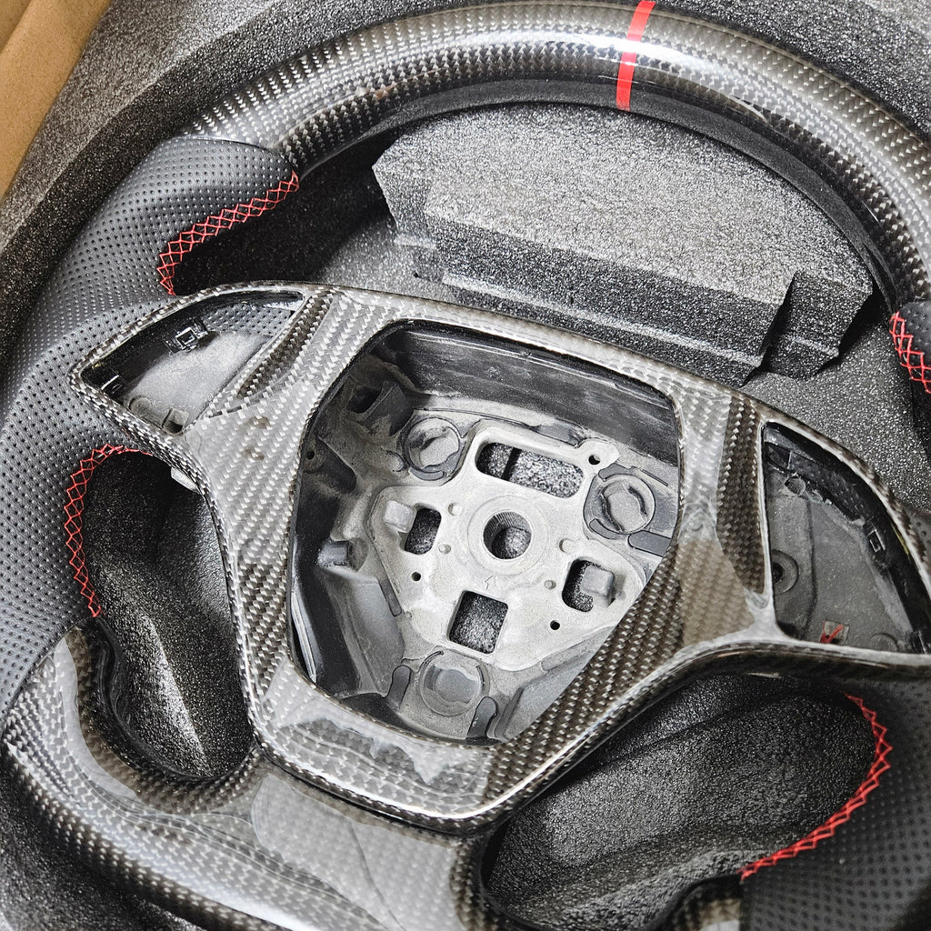 BRAND NEW 2014-2018 CHEVROLET CORVETTE C7 Real Carbon Fiber Steering Wheel